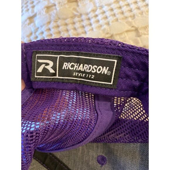 Unisex Purple Adult Adjustable Trucker Baseball Cap with Bunny Rabbit Hat - Picture 10 of 11